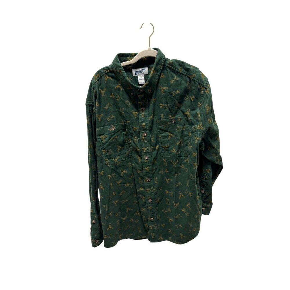 Duluth Trading Co Men's Free Swingin' Flannel Relaxed Fit Shirts 52007 Size 2XL